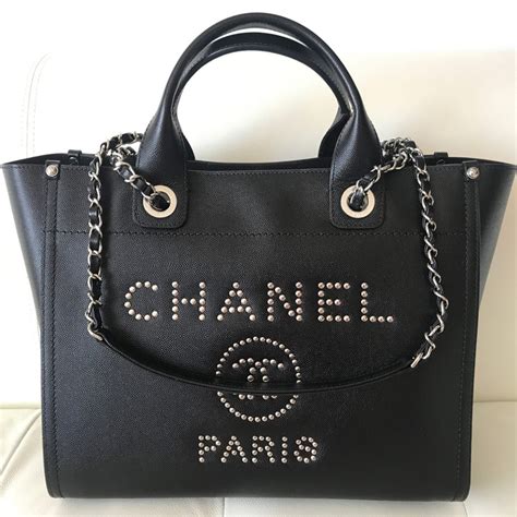 chanel deauville inspired tote|chanel deauville tote price leather.